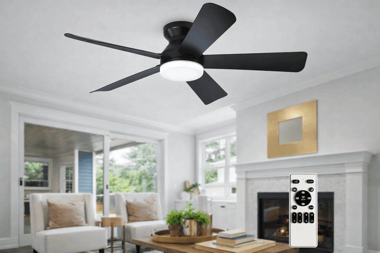 Why the Depuley Modern Ceiling Fan with Light Fits Small Spaces So Well