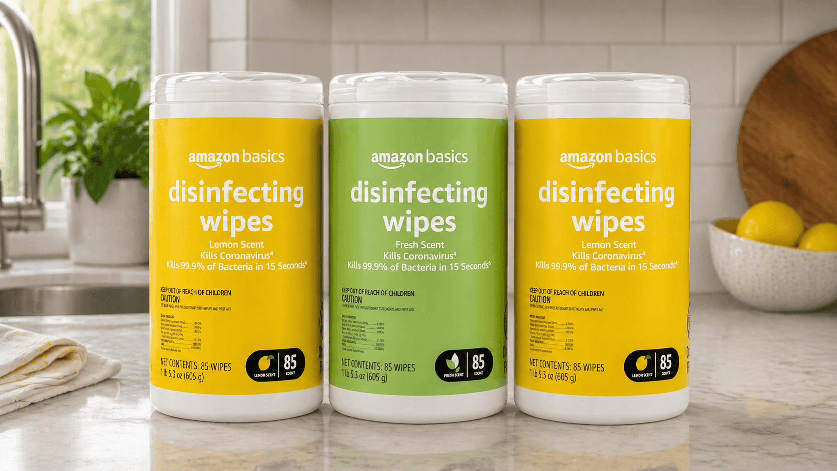 Why Amazon Basics Disinfecting Wipes Are Worth Trying at Home