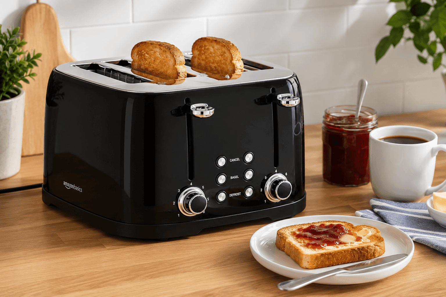 Amazon Basics 4 Slice Toaster Review: Affordable Toasting That Fits Daily Life