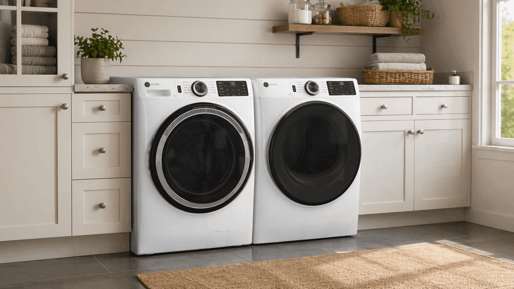 How the GE PROFILE 28-Inch Smart Front Load Washer Simplifies Laundry Day